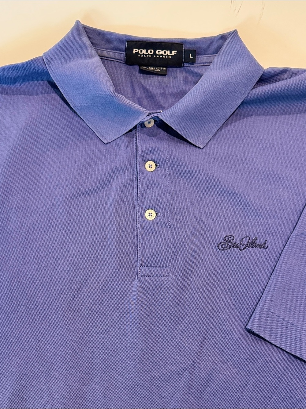 Polo Golf Ralph Lauren Sea Islands Performance Polo Shirt Men’s Size L
